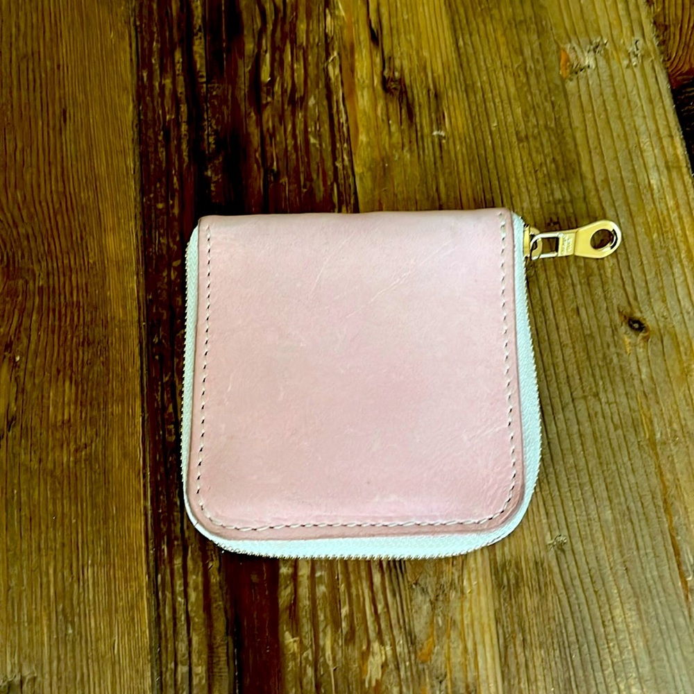 Parker Clay Pale Pink Leather Wallet